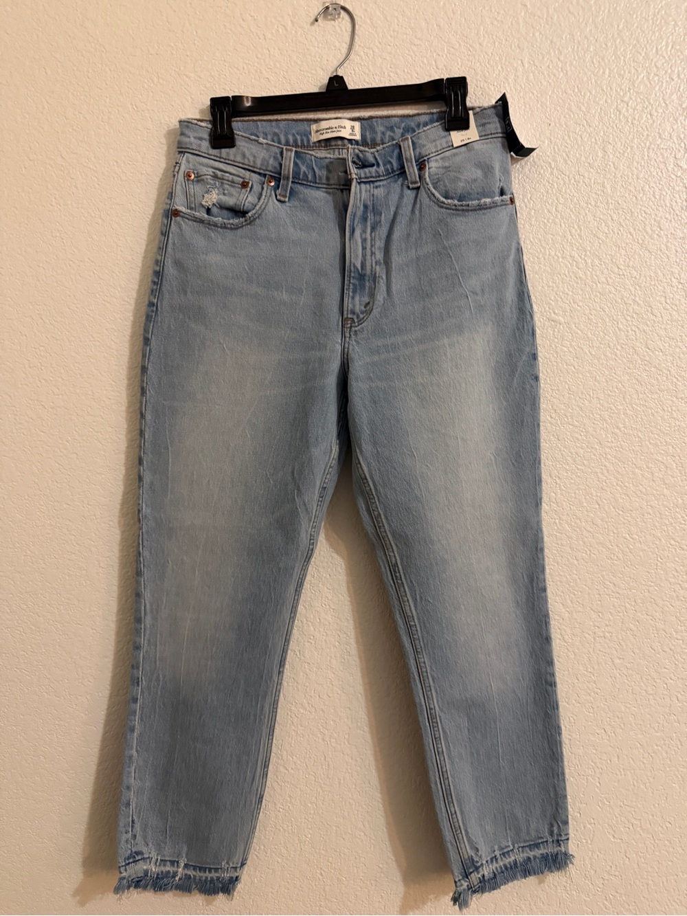 Abercrombie & Fitch Light Blue Slim Straight Jeans